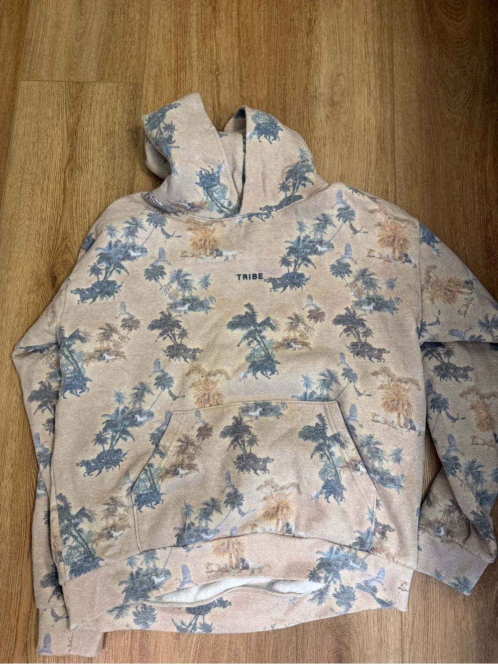 TRIBE KELLEY Cowboy Print Hoodie